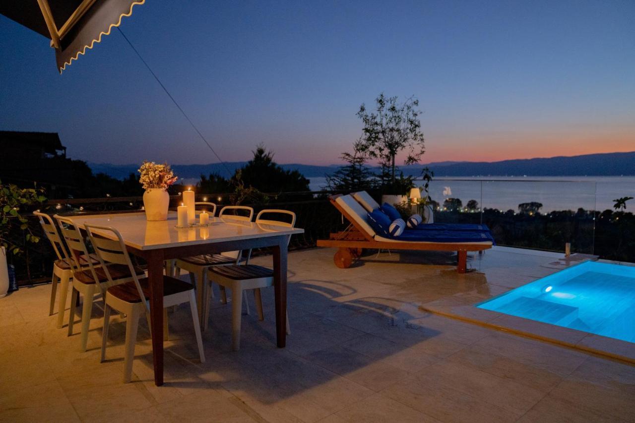 Casa Farmak - 4 Bedroom Lux Apartment With Infinity Pool & Lake View 오흐리드 외부 사진